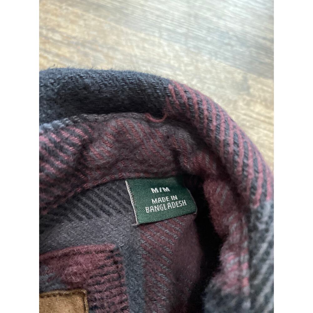 ORVIS Men’s Big Bear Flannel Heavyweight Jacket Size M Button up Closure - Picture 3 of 9